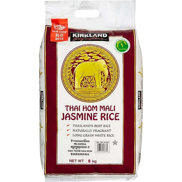 Kirkland Thai Hom Mali Jasmine Rice, 8 Kg