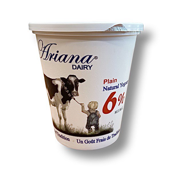 Ariana Plain Yogurt 6%, 1 Kg