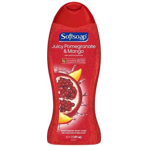 Softsoap Juicy Pomegranate & Mango Body Wash 591mL